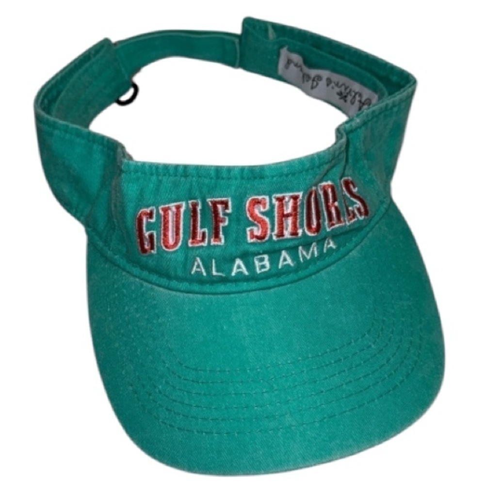 Gulf shores hat sun visor burn out sun washed Alvin’s Island adjustable